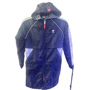 TYR Fleece Lined Black Swim Parka Size M Pre-loved Pool Deck